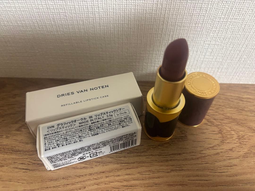 【美品】ドリスヴァンノッテンリップ05Graphic Ochre（ケースセット）