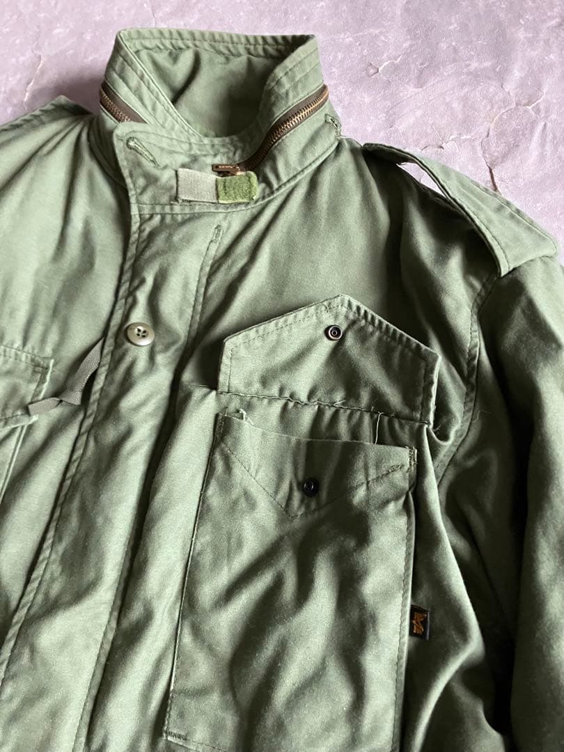 M65 ミリタリー フィールドジャケット ライナー付 USA製 オリーブ 秋冬