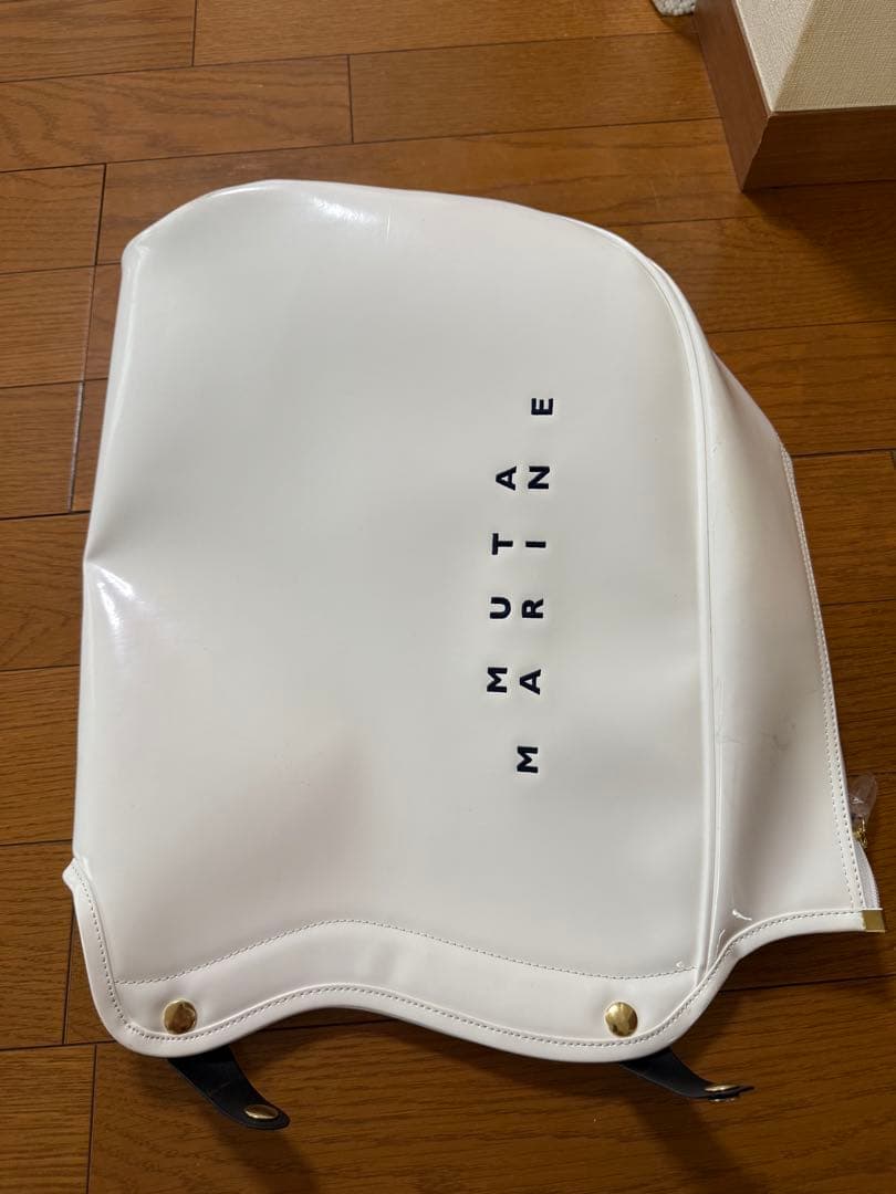 MUTA MARINE キャディバッグ ホワイト/ブルー
