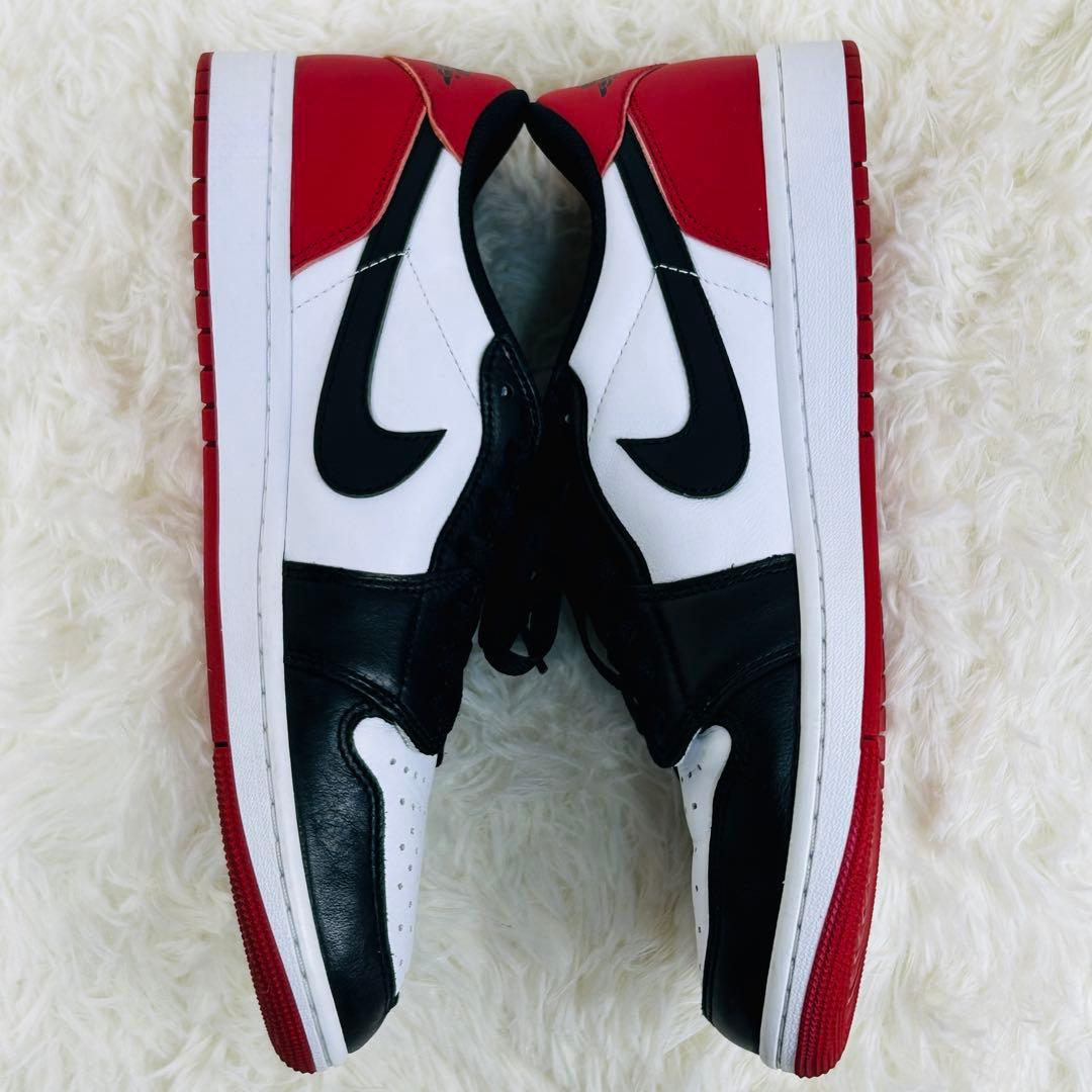 【極美品】名品　NIKE AIR JORDAN 1 LOW OG つま黒