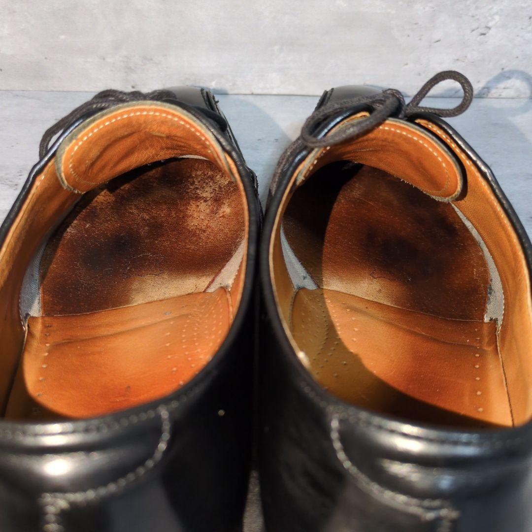 【REGAL】318R☆スワールトゥ☆レザーシューズ☆黒☆27cm