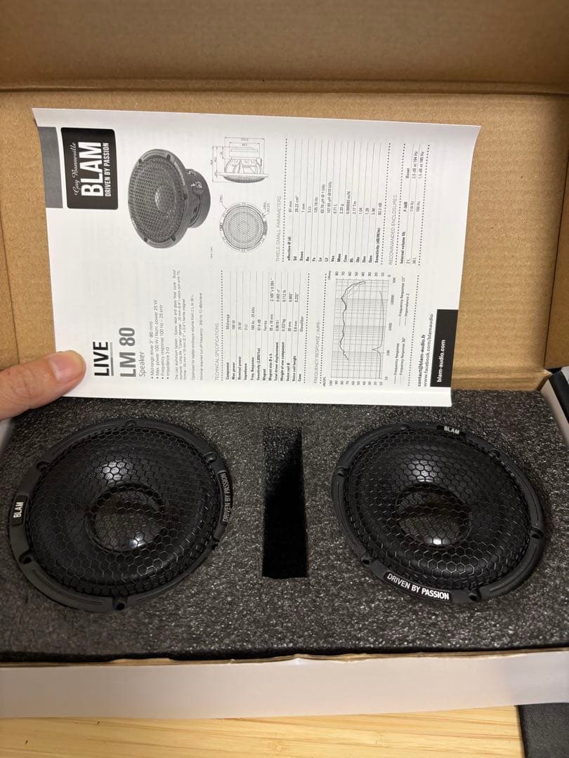 B.L.A.M. LIVE LM80 スピーカー