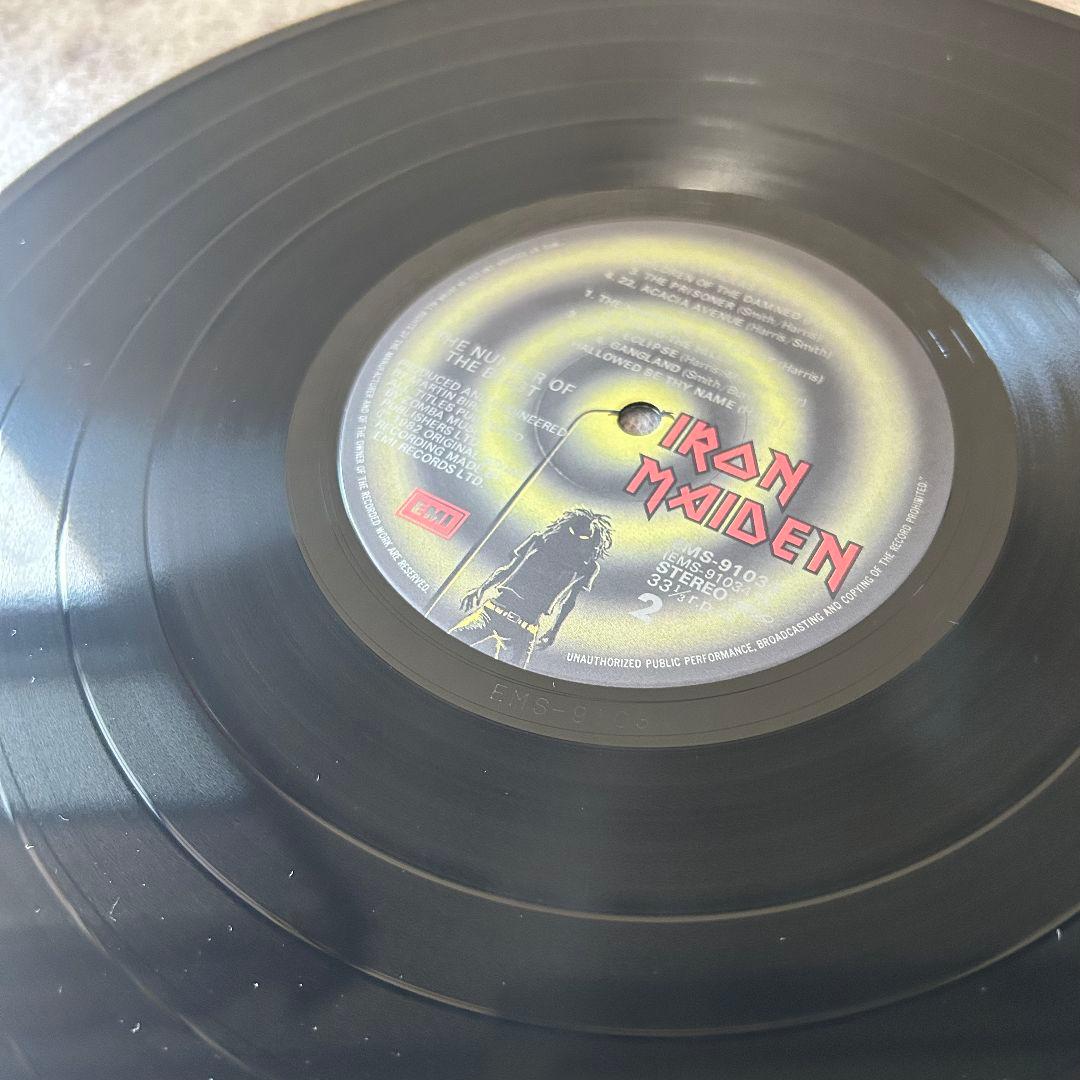 洋楽 IRON MAIDEN The Number of the Beast LP