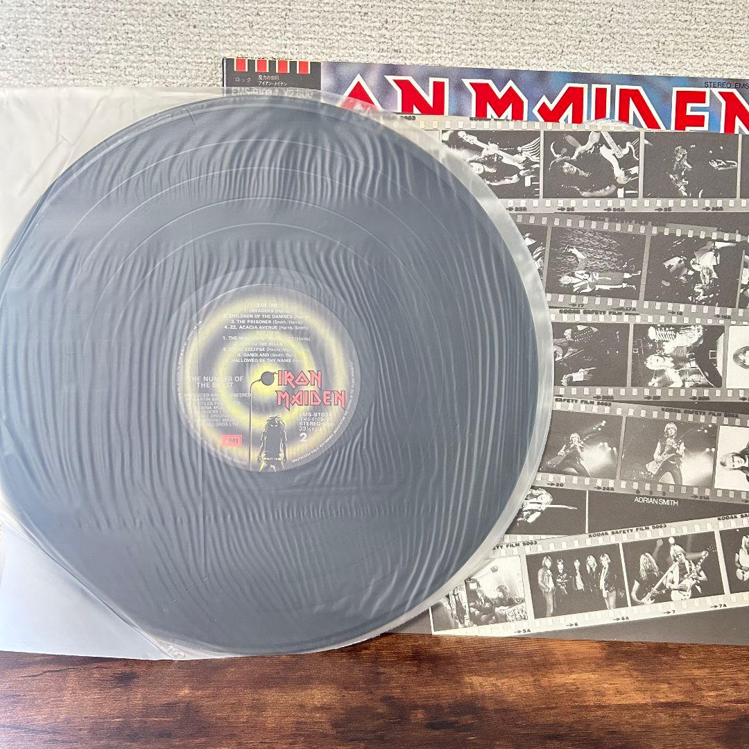 洋楽 IRON MAIDEN The Number of the Beast LP