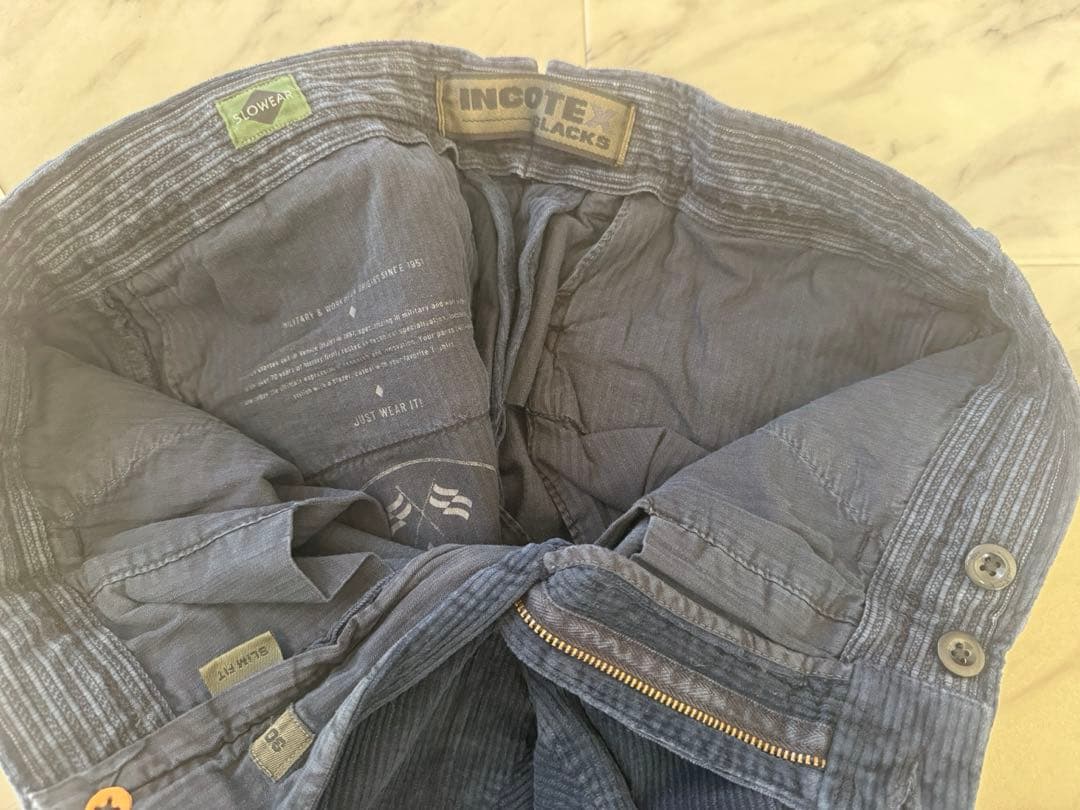 【新品未使用】INCOTEX コットン コーデュロイパンツ 30