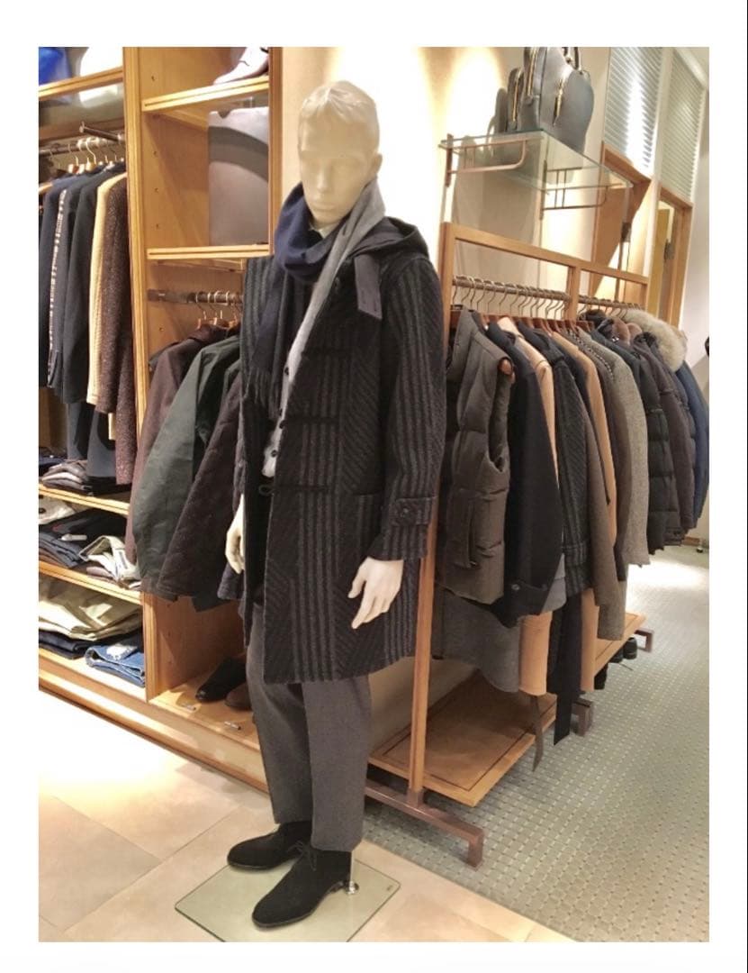 HO‼️Brilla ダッフルコート Mサイズ ダークグレー