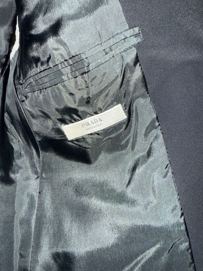 PRADA 2001年　ブラック スーツ セットアップ　48R