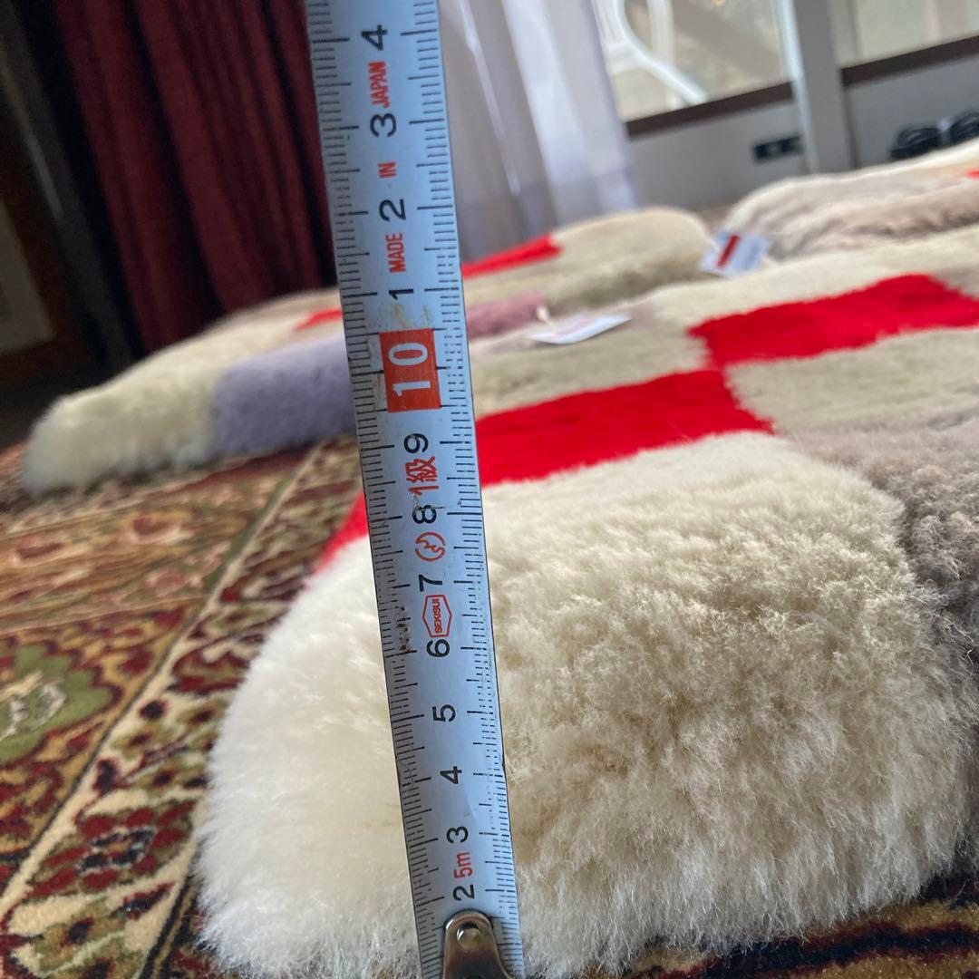 【新品】日本ムートン（旧名ニチロ）ムートンクッション３枚