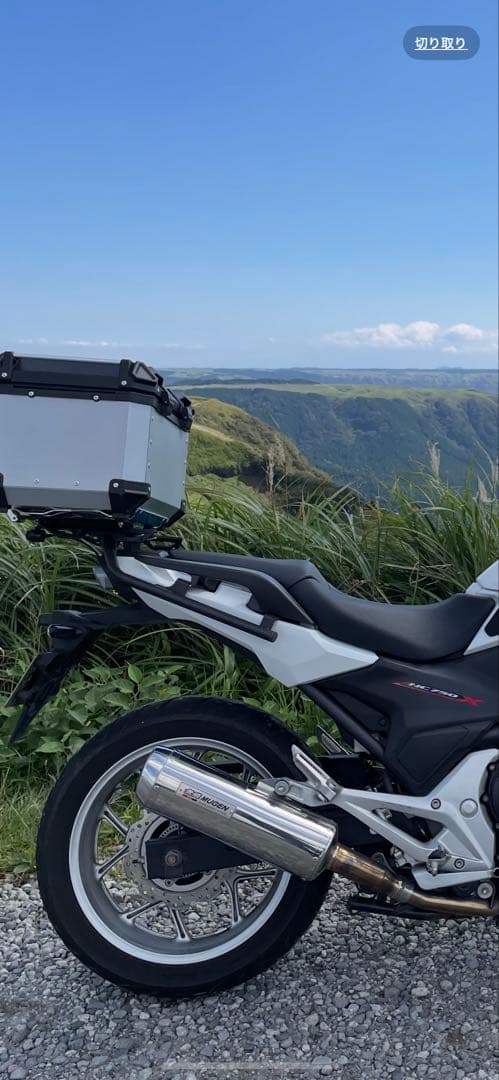 NC700X スリップオンマフラー　MUGEN 無限NC750Xで使用