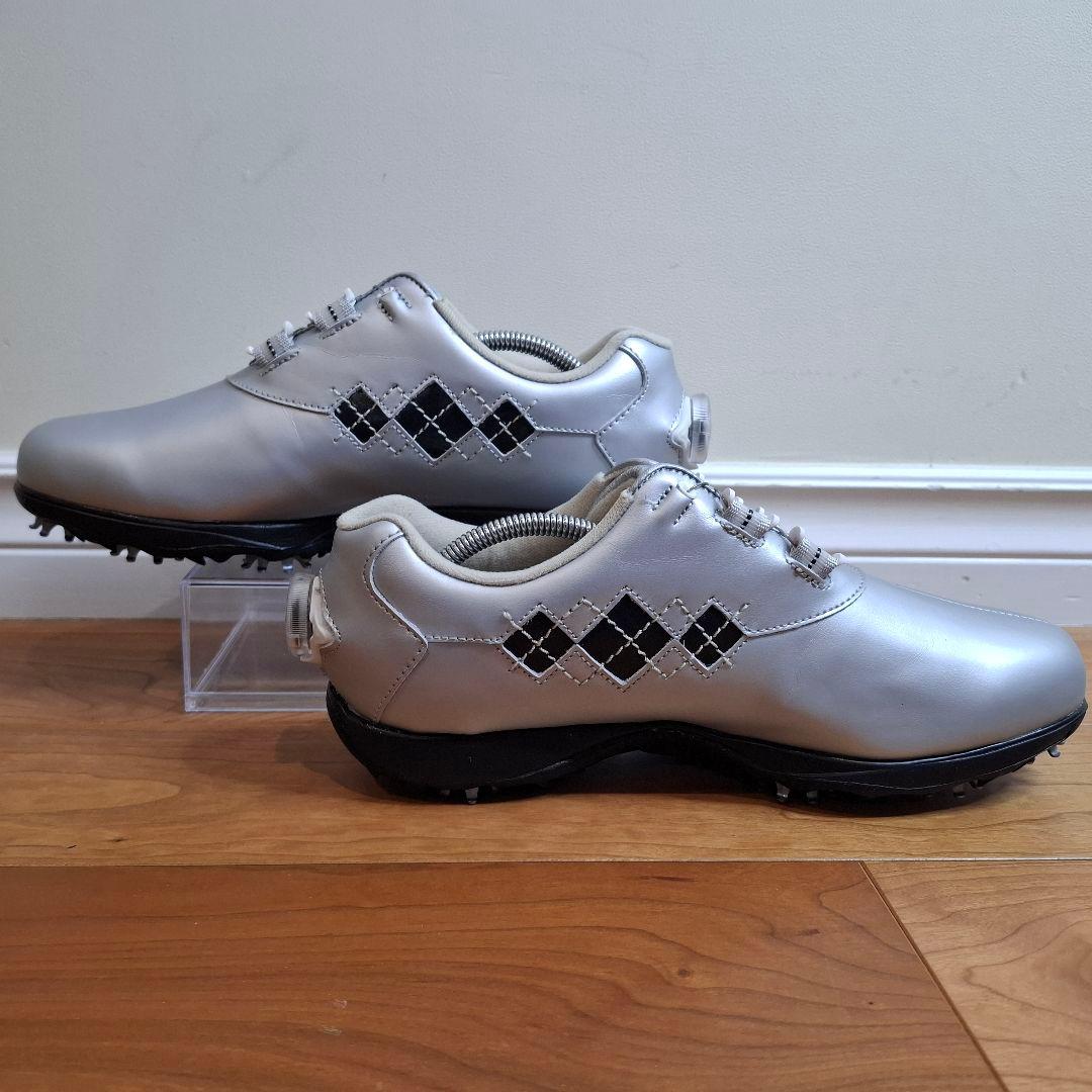 新品【フットジョイ】eコンフォートボアシューズ ゴルフシューズ 25cm