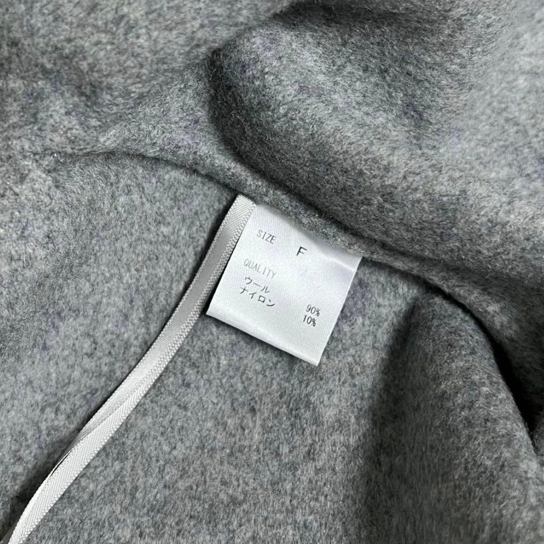 超美品✨ birthdaybash フード付きポンチョコートケープ グレー