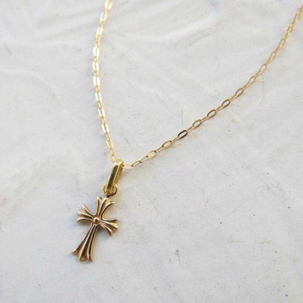 十字架 K18 クロス クロストップ ペンダントトップ ネックレストップ 18K
