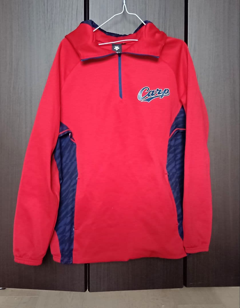 【プロモデル】広島 　東洋　カープ　フリースジャケット　デサント　L