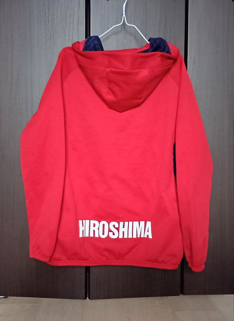 【プロモデル】広島 　東洋　カープ　フリースジャケット　デサント　L