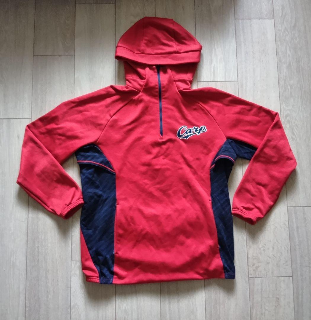 【プロモデル】広島 　東洋　カープ　フリースジャケット　デサント　L