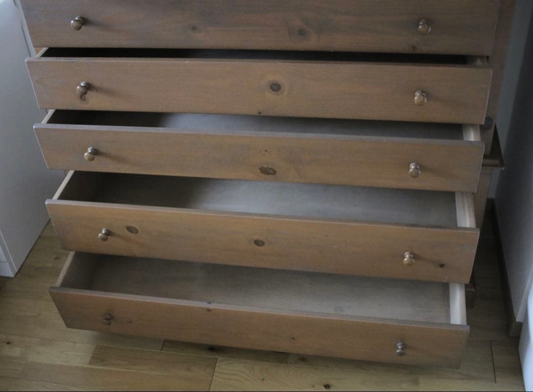 ajunma【希少・生産中止】アンファン ハイチェスト ★配送料込み