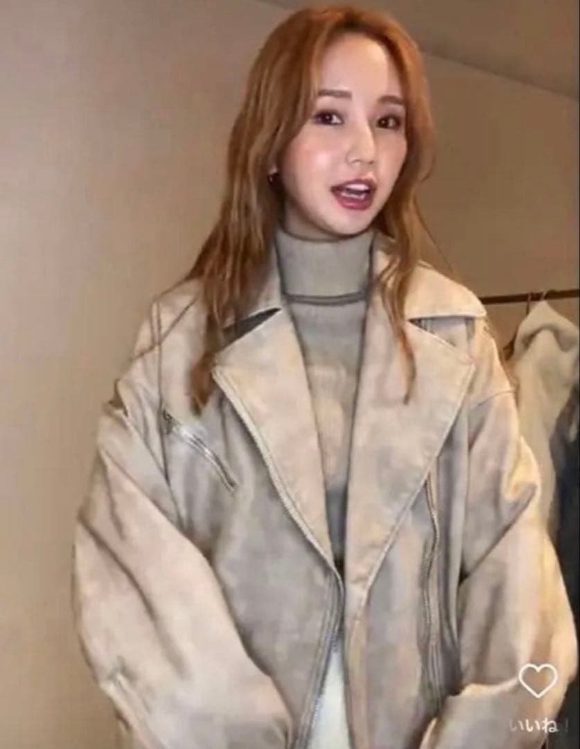 searoomlynn vintage ECOレザーBIG ライダース　Sサイズ