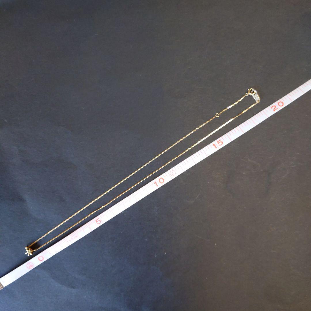 18金.ダイア　 星型チャーム ネックレス