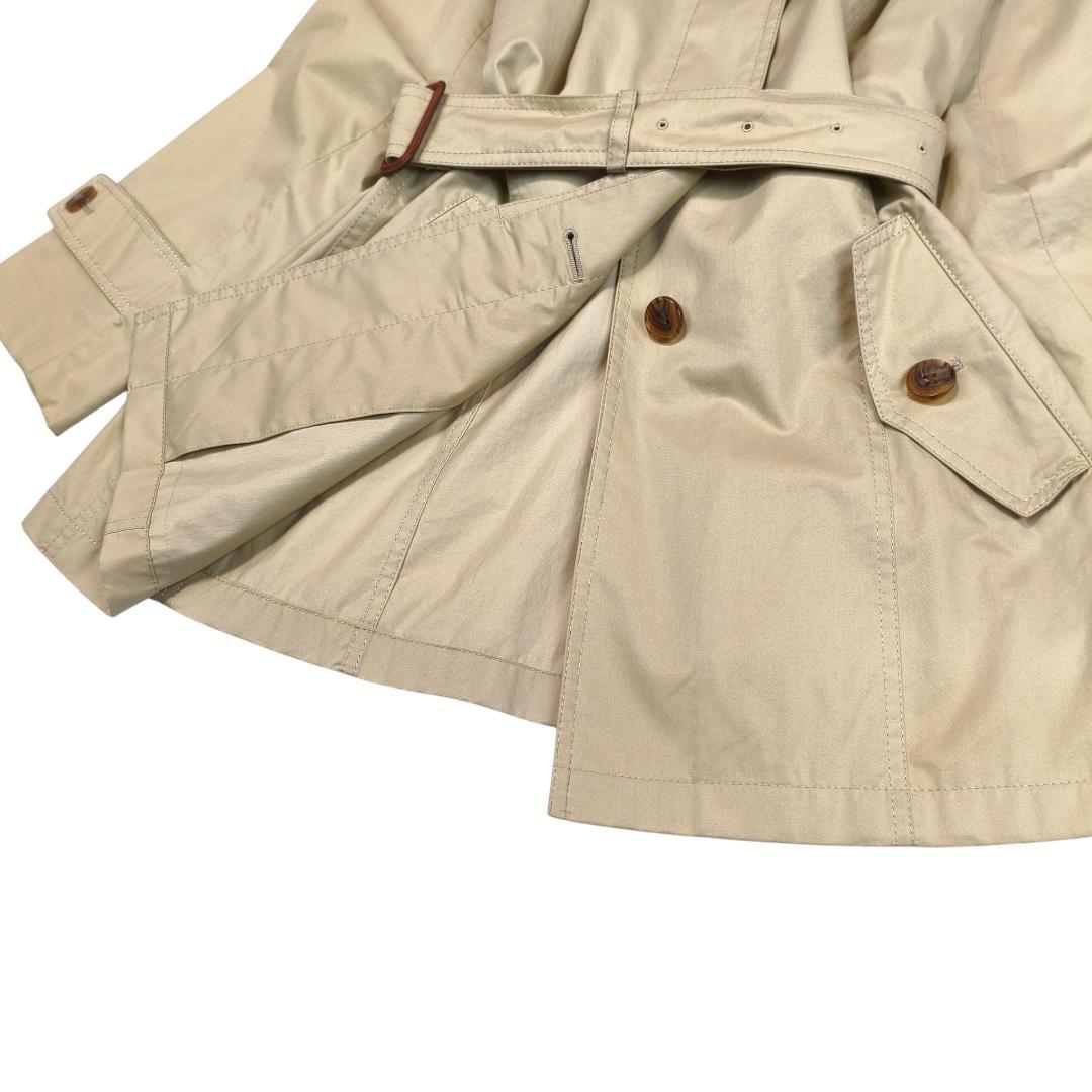 大きいサイズ 44 バーバリー ロンドン ショート トレンチ コート チェック