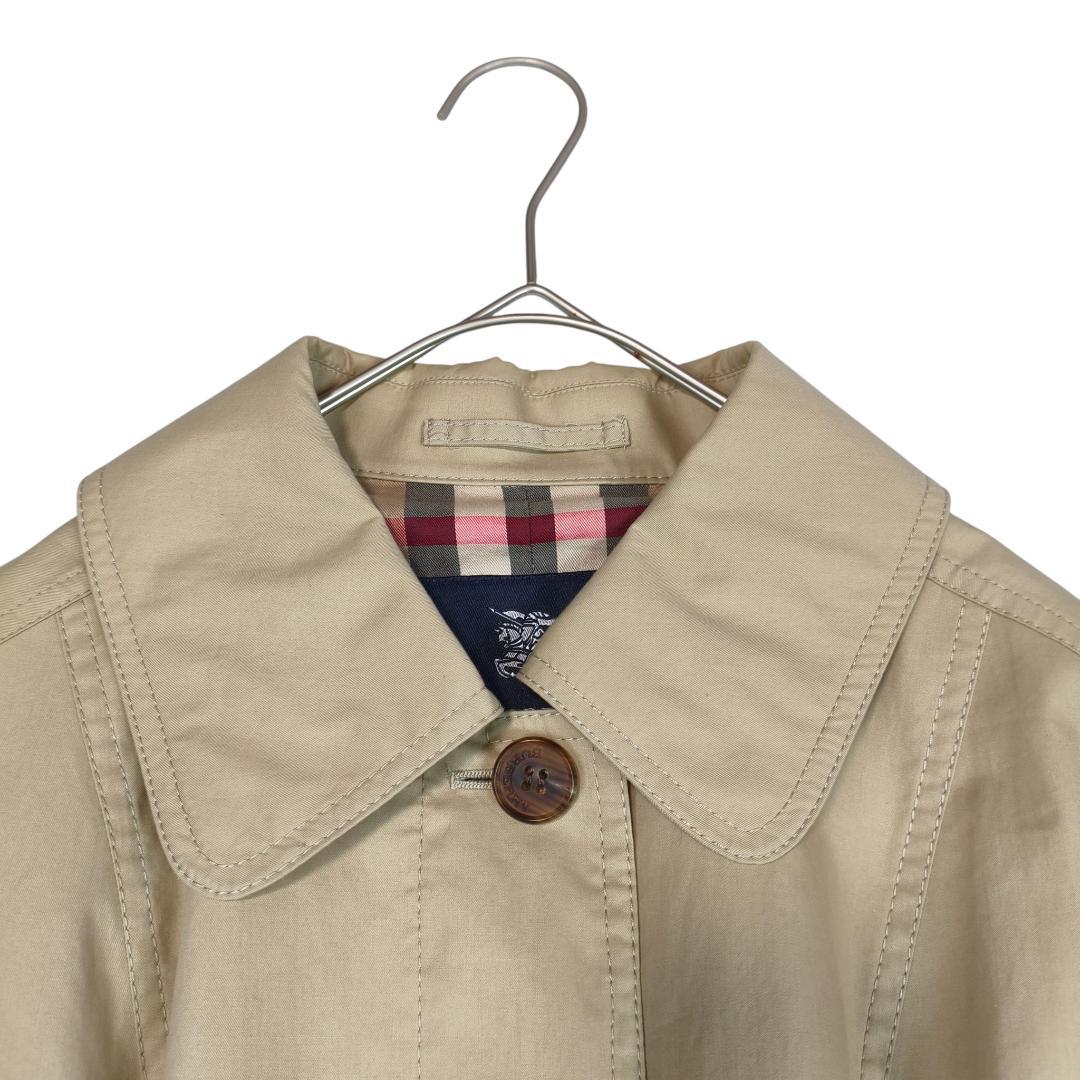 大きいサイズ 44 バーバリー ロンドン ショート トレンチ コート チェック