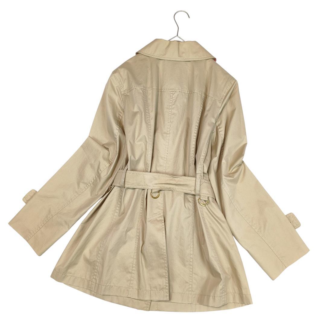 大きいサイズ 44 バーバリー ロンドン ショート トレンチ コート チェック