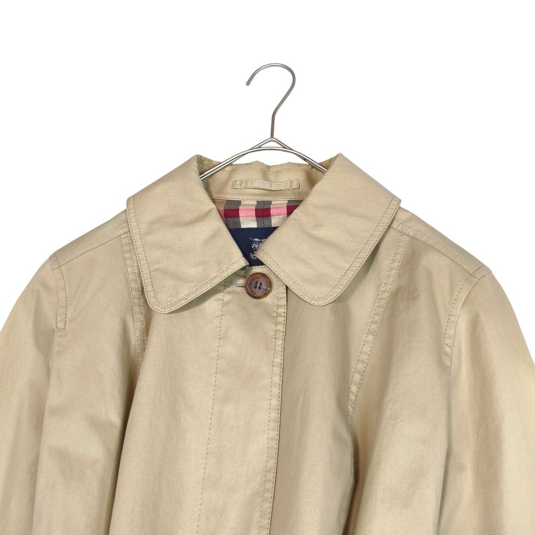 大きいサイズ 44 バーバリー ロンドン ショート トレンチ コート チェック