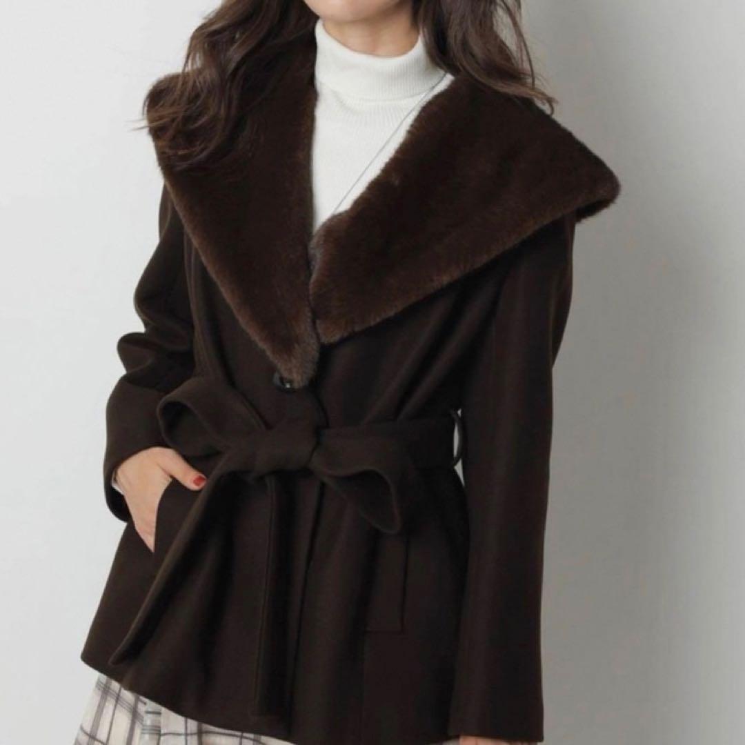 ✨新品未使用✨【Apuweiser-riche】ショールカラーコート