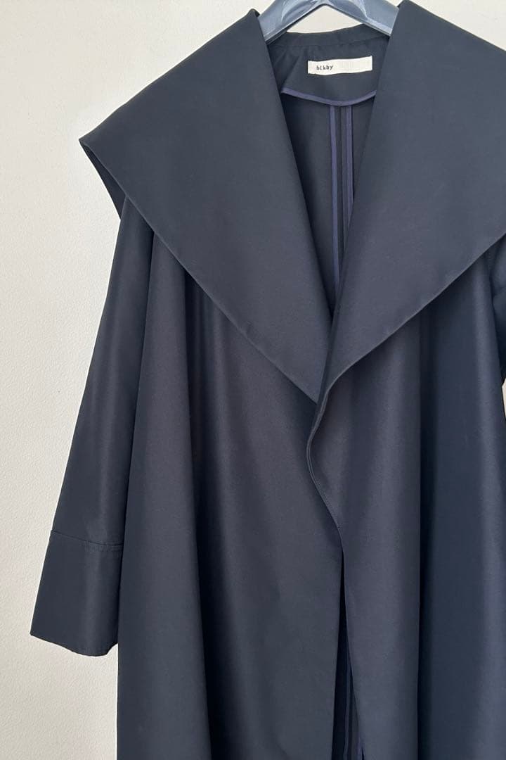 ブラックバイマウジー　BLACK BY MOUSSY 紺　トレンチ コート
