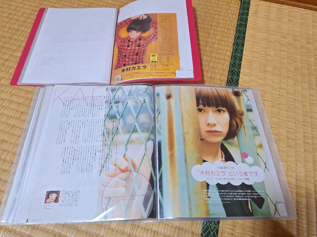 木村カエラ(1冊200円計算)54冊分119ページ切り抜きしファイリング済み