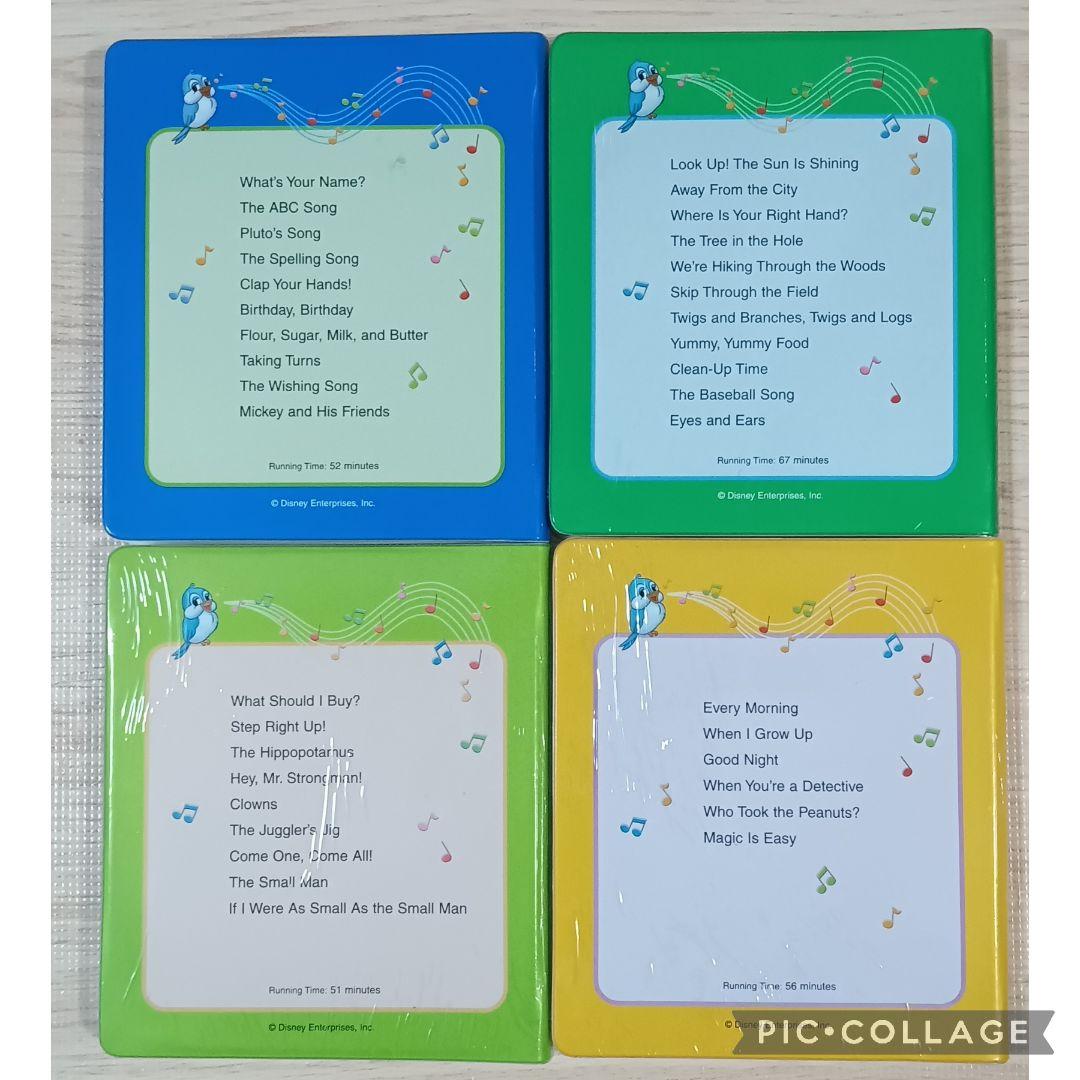 74‐⑲DWE ディズニー英語システム シングアロングDVD1〜4巻