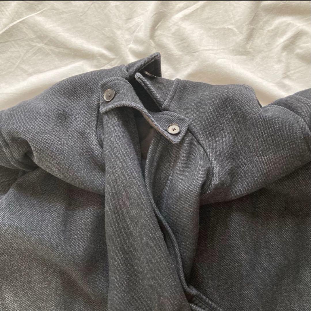 希少　AURALEE　ダッフルコート　ロング丈　シルク混　ネイビー　19AW　1