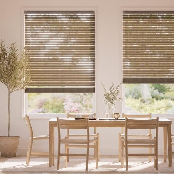 未使用　ウッドブラインド　ライトブラウン　160×95