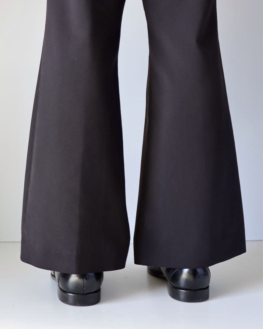 00s archive 海外製 フレアスラックス 黒色 sullentokyo