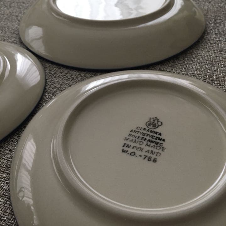 【お値下げ】ポーリッシュポタリー　プレート3枚