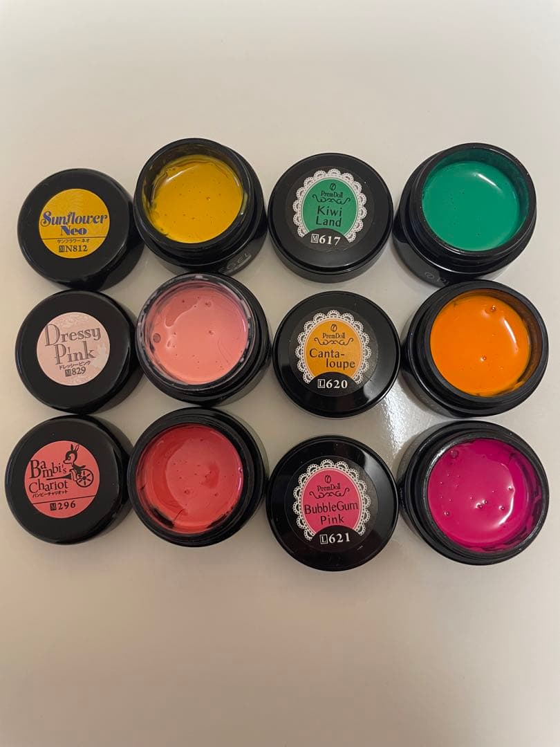 【まりあん】ジェルネイル　カラー　ラメ　大量