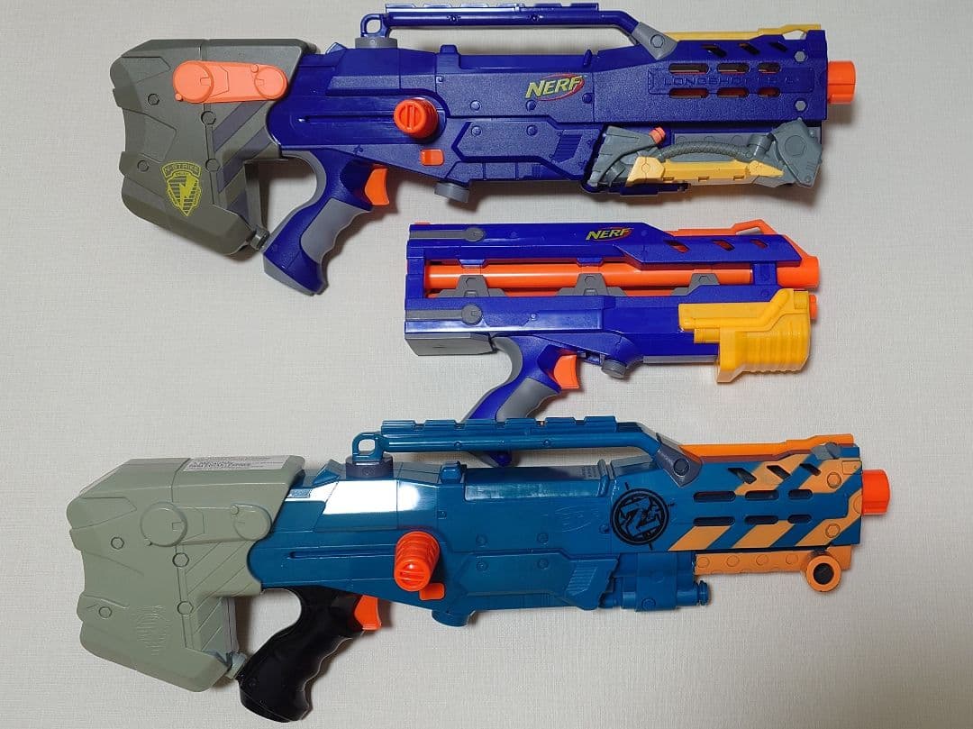 Nerf ナーフ 強化スプリング付属 ロングショット ゾンビストライク