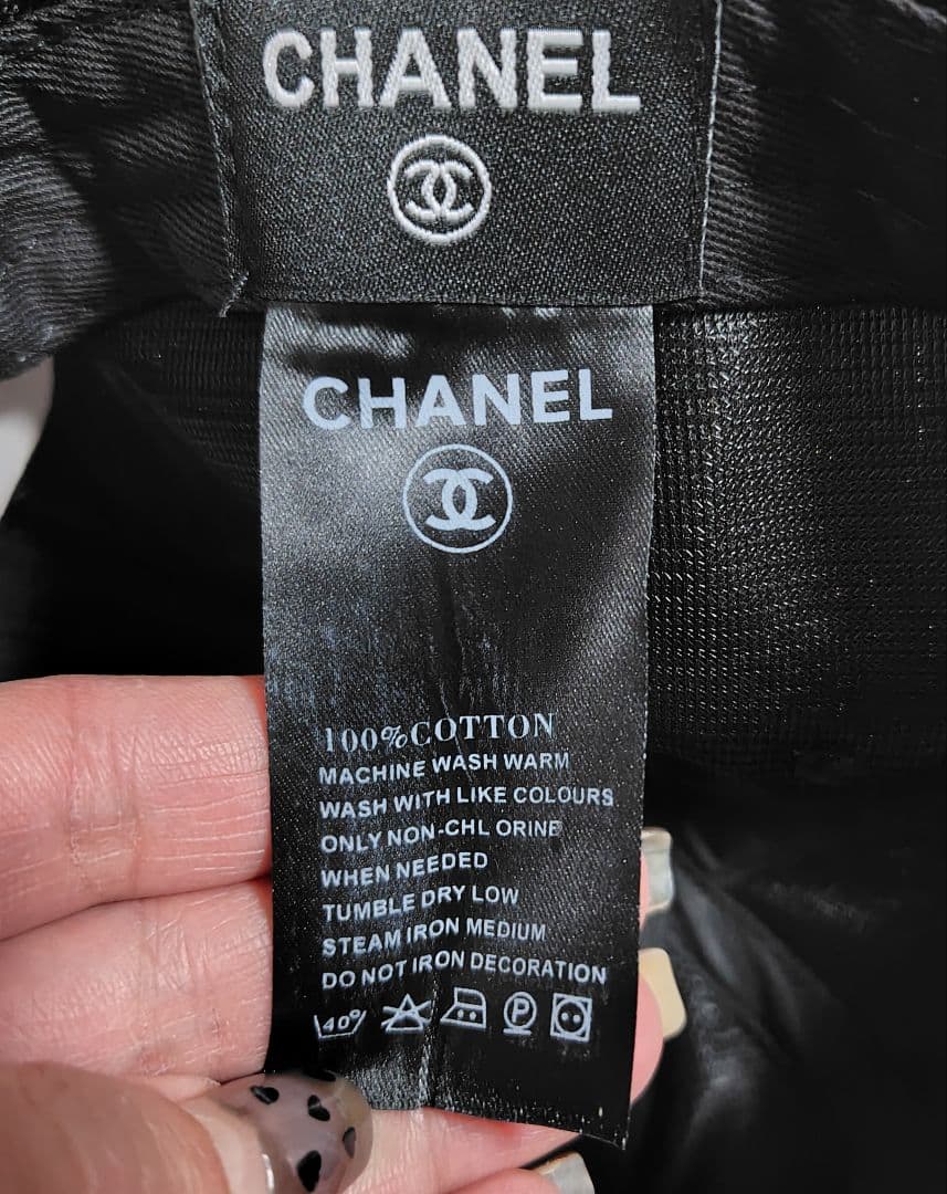 ♡CHANEL♡ ロゴ入りブラックキャップ✨新品✨