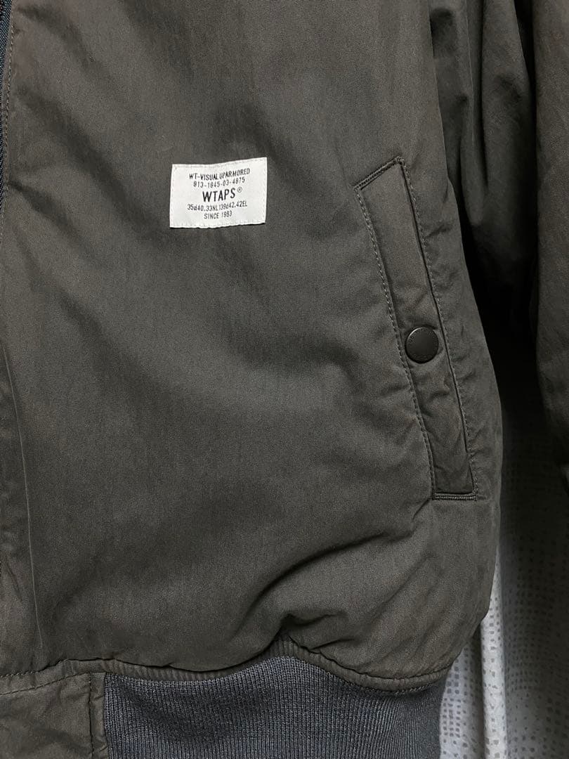 専用　WTAPS MA-1 フライトジャケット チャコール 02