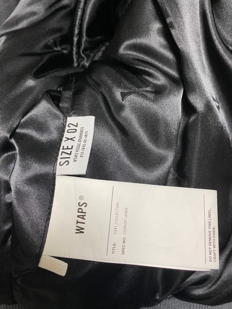 専用　WTAPS MA-1 フライトジャケット チャコール 02