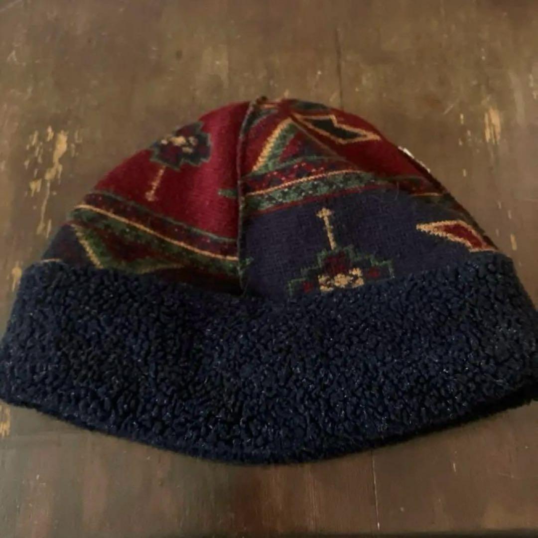 極希少◎90s 【USA製】LL.Bean ネイティブ ビーニーvintage