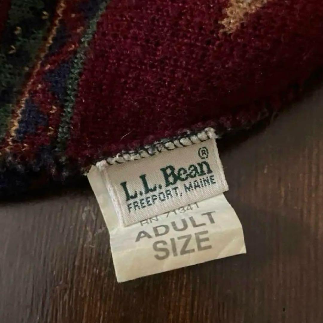 極希少◎90s 【USA製】LL.Bean ネイティブ ビーニーvintage