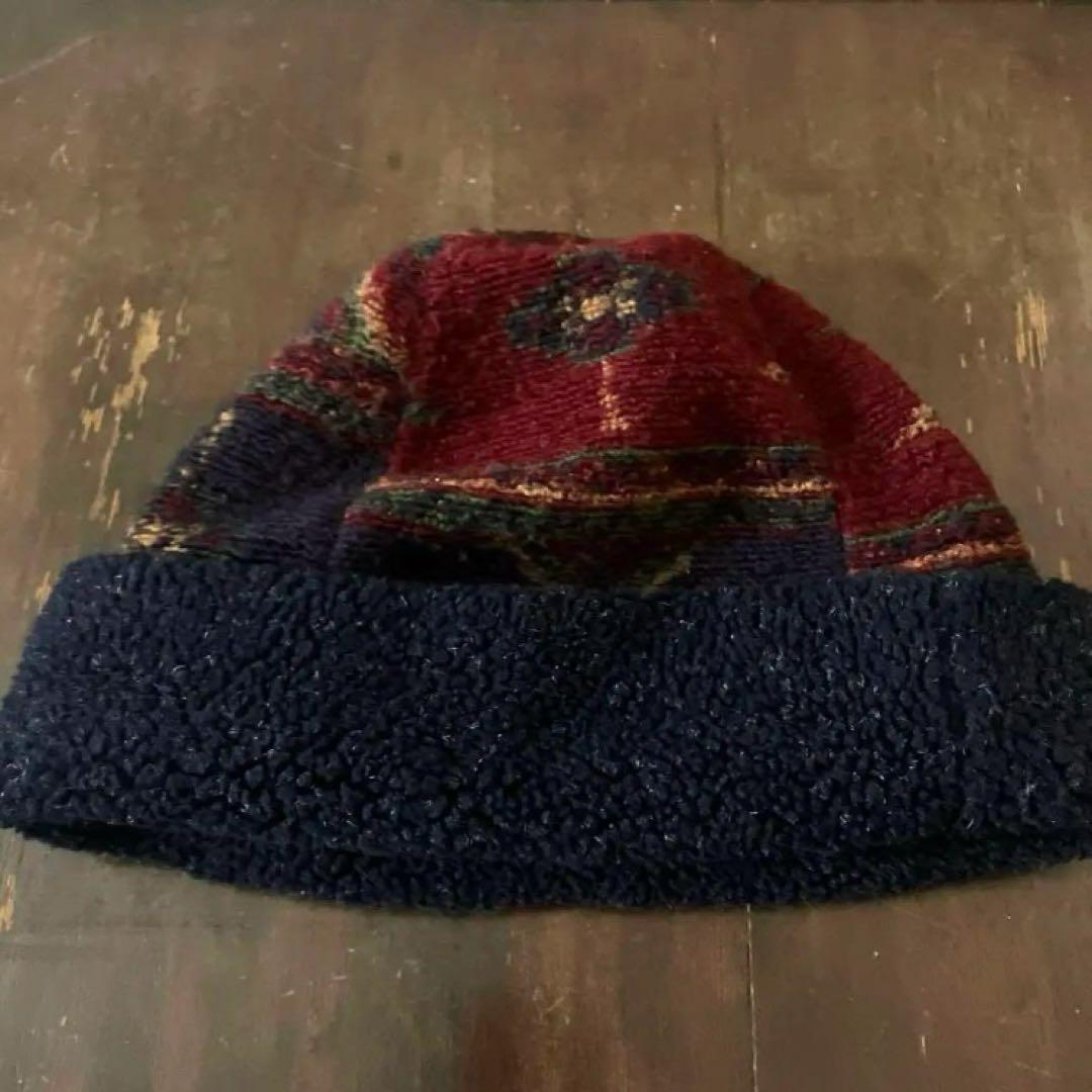 極希少◎90s 【USA製】LL.Bean ネイティブ ビーニーvintage