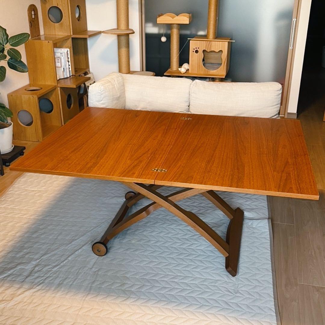 Calligarisコヌビアマスコッティ伸長・昇降式テーブル