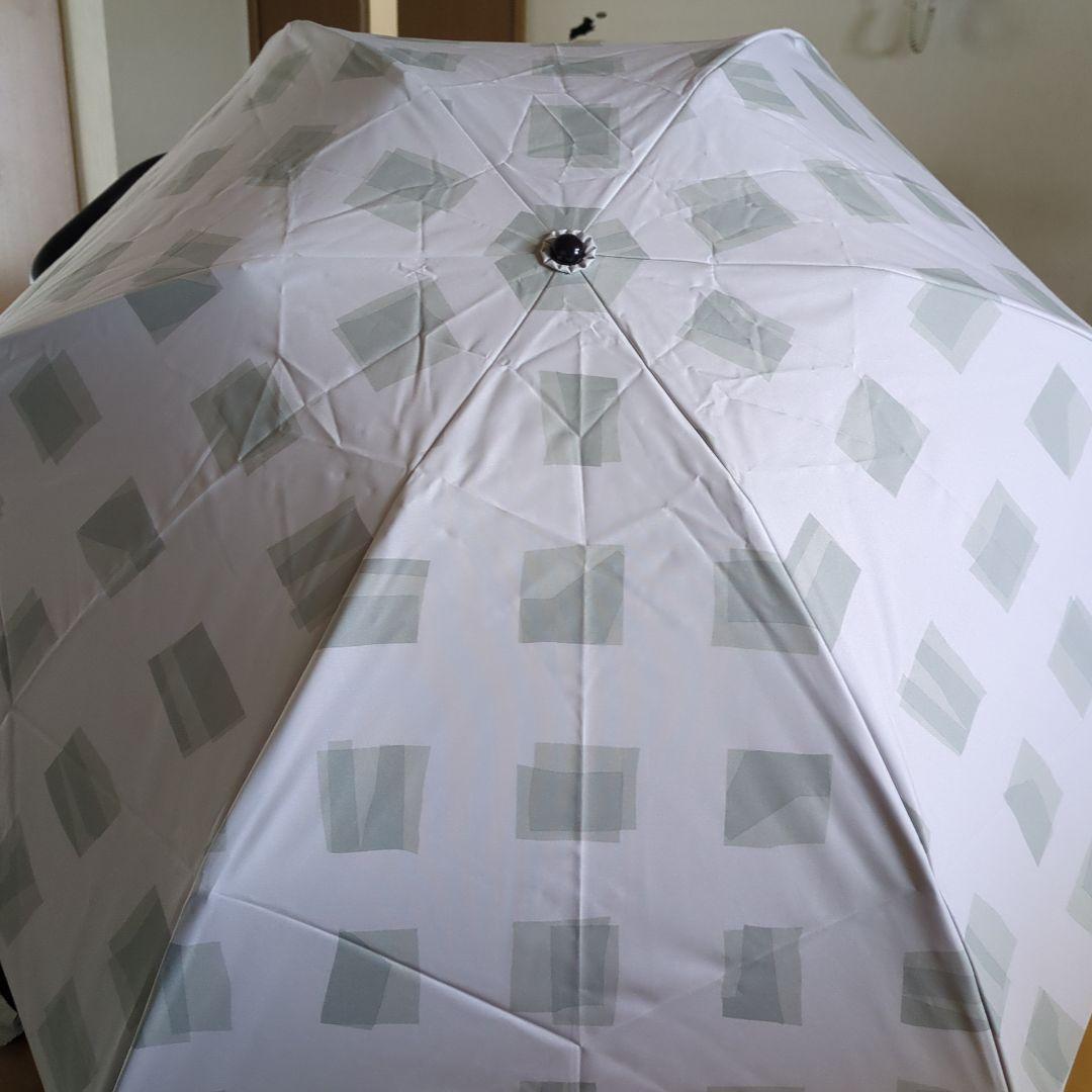 SUN BARRIER100 折りたたみ日傘 キューブ柄