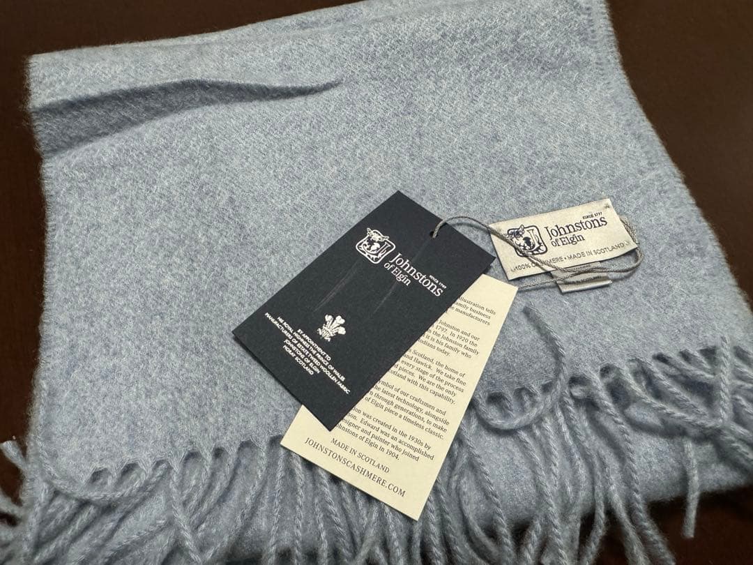 ジョンストンズ オブ エルガンのカシミヤ　マフラー