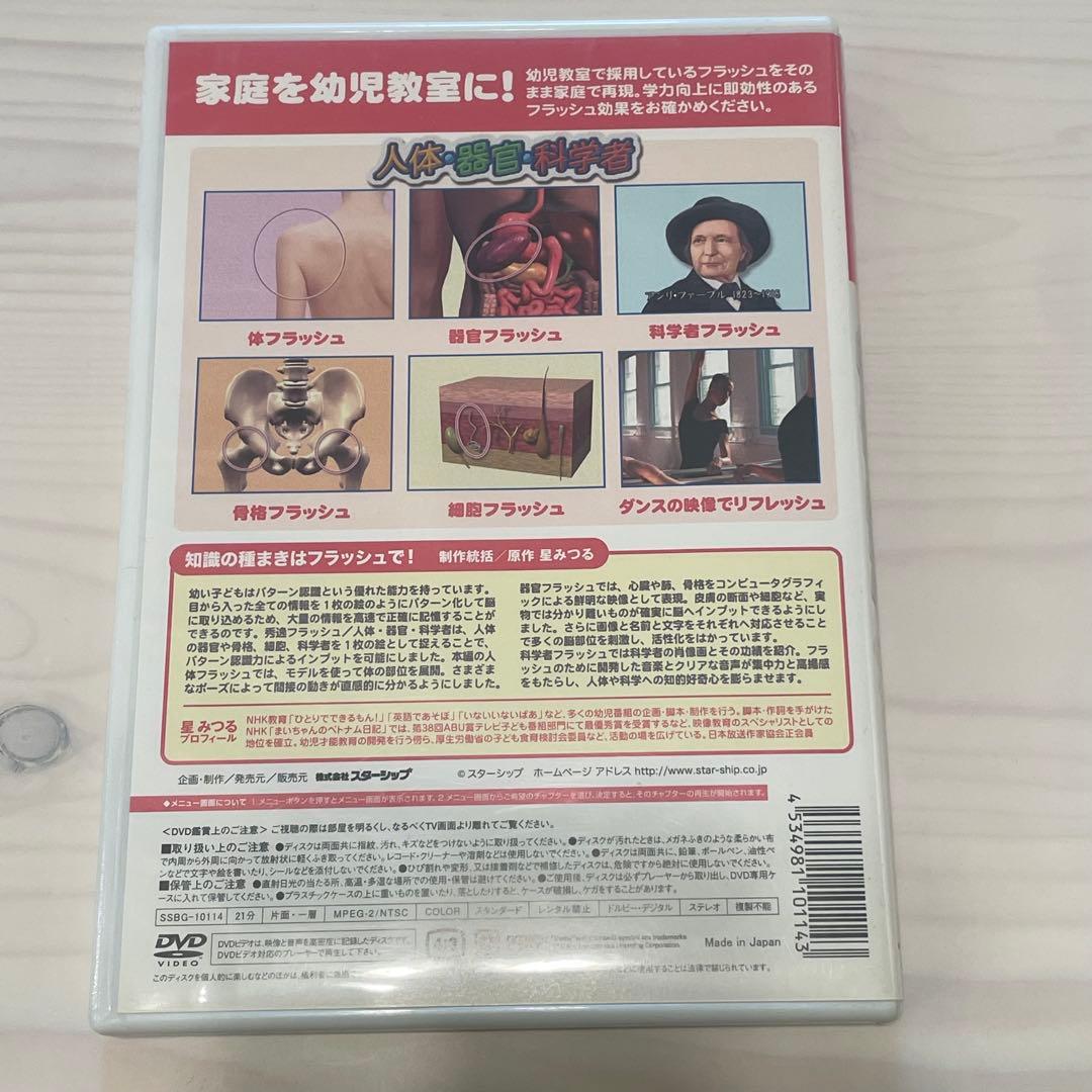 公文 星みつる式 秀逸フラッシュ DVD 8枚セット 右脳を鍛える 幼児教育