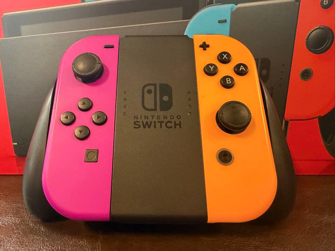 【おまけ付き】Nintendo Switch 本体 青/赤/オレンジ/紫