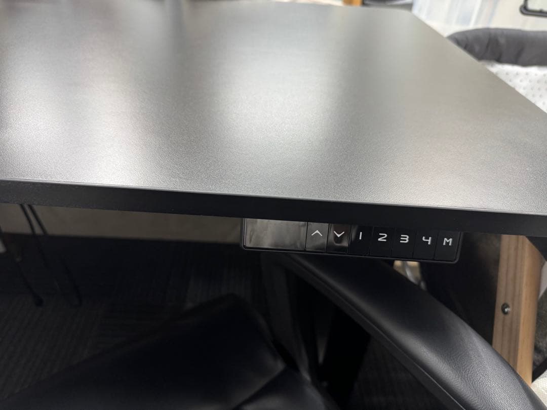 ‼️もりぶでん‼️山善電動昇降デスク120x70.高さ71〜117cm