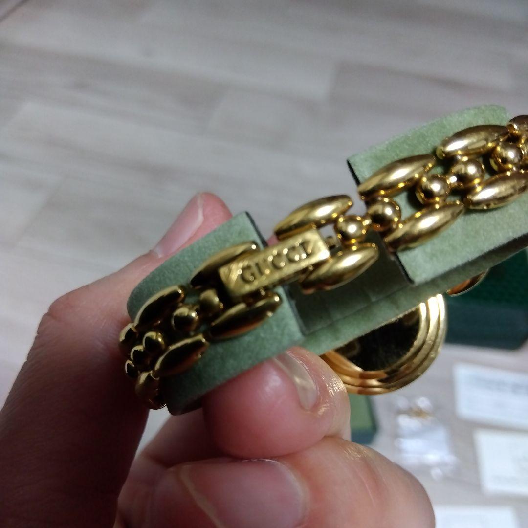 GUCCI ゴールド 腕時計　チェンジベゼル付き