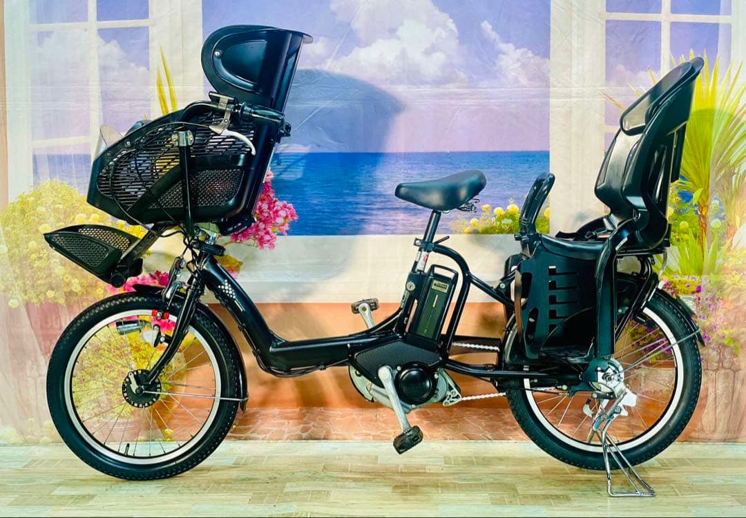 超特価！アンジェリーノ⭐️ブリヂストン子供乗せ電動アシスト自転車Y3046